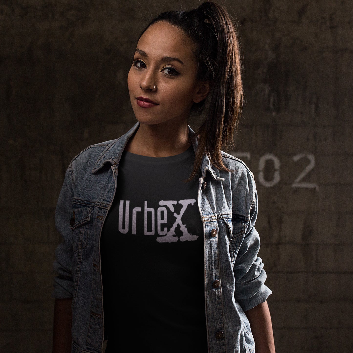 Urbex T-Shirt Damen – Schwarz – Urban Explorer Shirt mit UrbeX Print