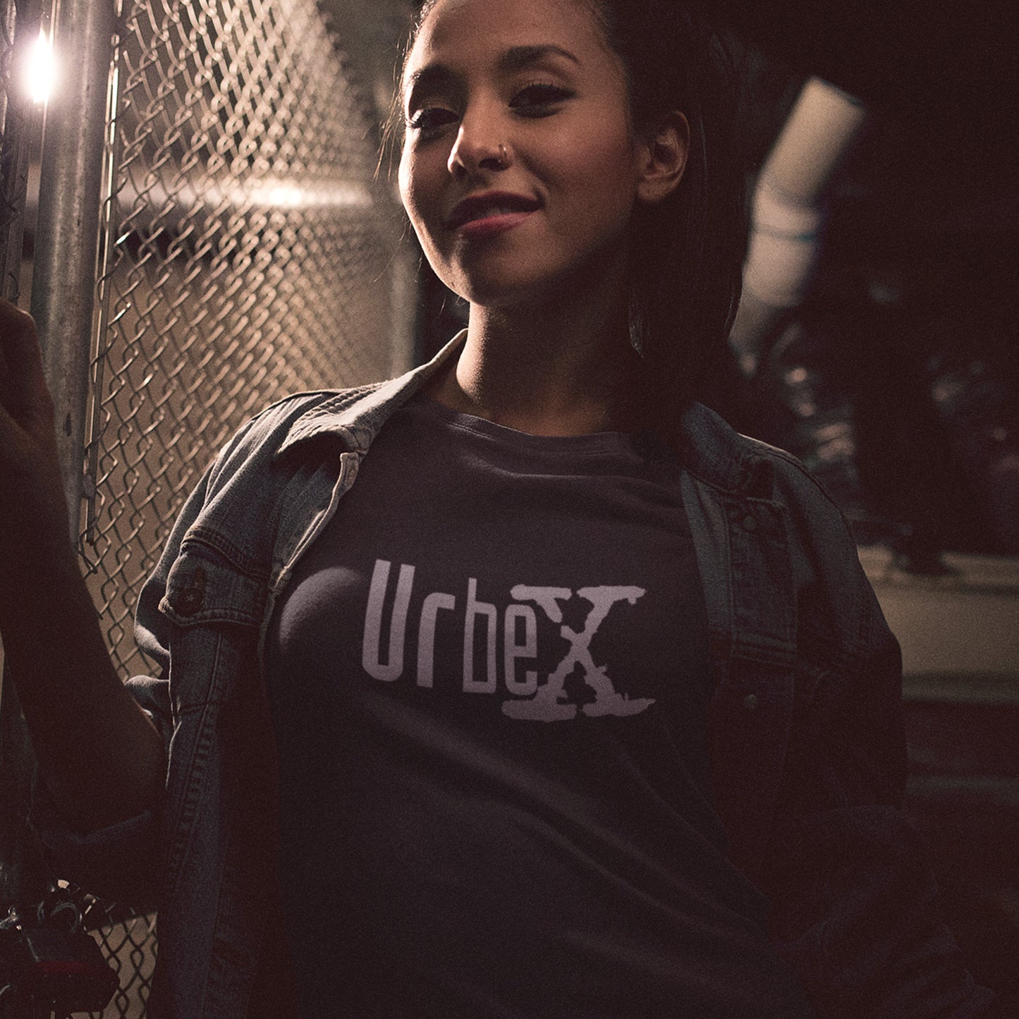 Urbex T-Shirt Damen – Schwarz – Urban Explorer Shirt mit UrbeX Print
