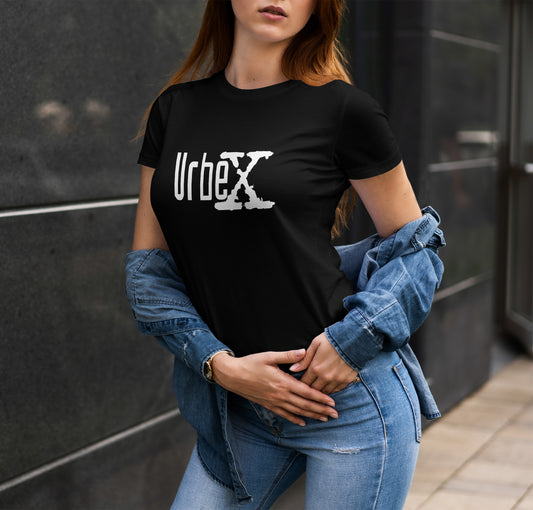 Urbex T-Shirt Damen – Schwarz – Urban Explorer Shirt mit UrbeX Print