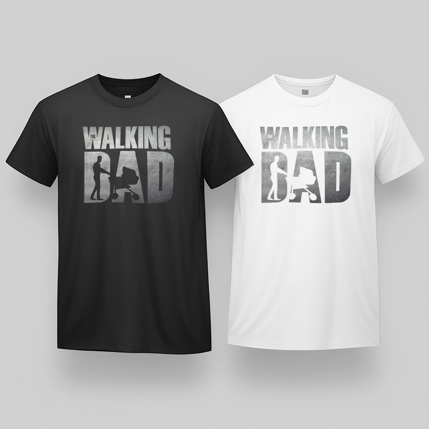 Walking Dad T-Shirt – Lustiges Vatertags Geschenk für Papa – Shirt für frischgebackene Väter – Schwarz oder Weiß – XS bis 3XL